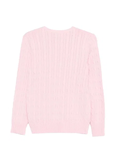 Sweter dziecięcy Polo Ralph Lauren różowy