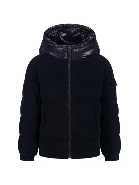 Kurtka dziecięca Moncler Enfant niebieska