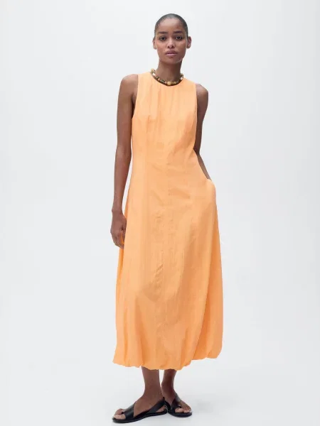 Сукня максі MANGO помаранчевий