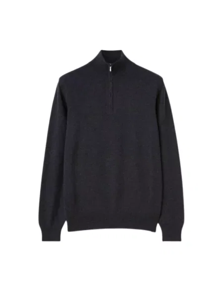 Sweter Khaite klasyczny szary