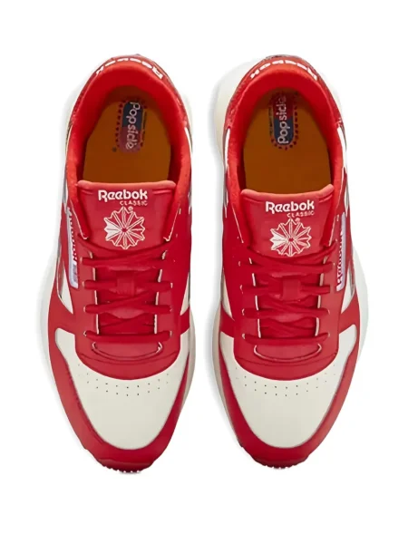 Sneakerși Reebok Classic Leather din piele clasici roșu