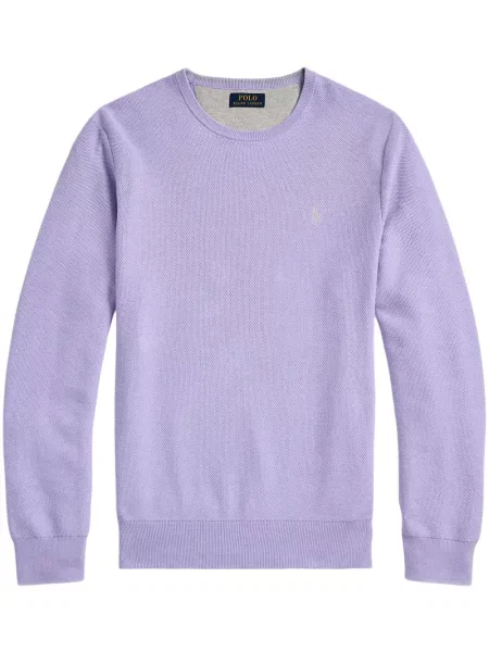 Slip de baie Polo Ralph Lauren cu broderie din piele de căprioară în carouri albastru