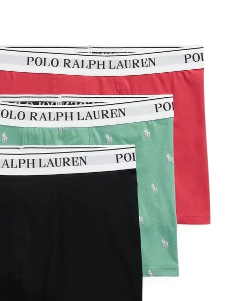 Briaunotas pusiau užtrauktukas zomšinės bokseriai Polo Ralph Lauren balta