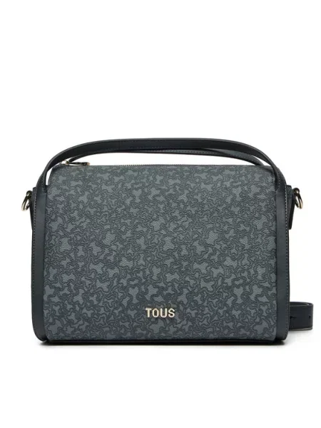 Ročna torba TOUS City Kaos Mini Lines siva