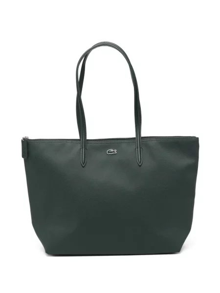 Geantă shopper Lacoste verde