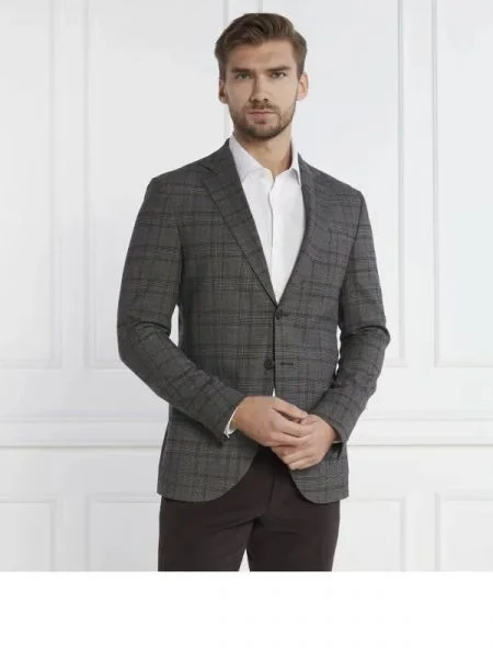 Joop! De lână sacou Dash | Extra slim fit gri