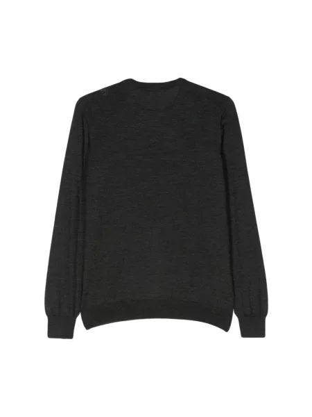 Sweter La Fileria wełniany szary