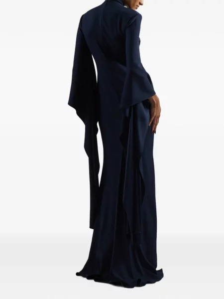 Rochie Taller Marmo drapată albastru