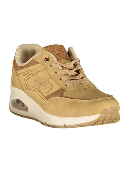 Sneakersy Laura Biagiotti sznurowane beżowe