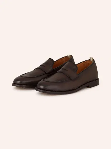 Officine Creative Penny Loafers Opera braun