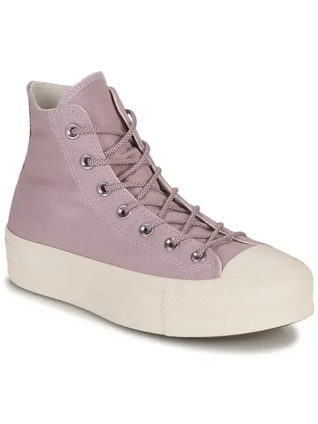 Superge Converse Chuck Taylor All Star s platformo vijolična