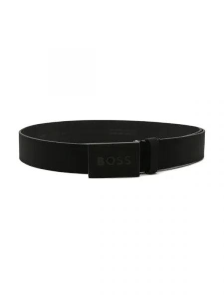 BOSS BLACK De piele negru