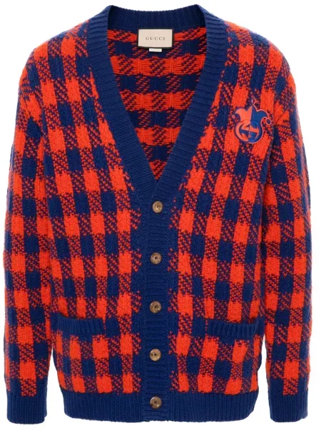 Cardigan Gucci de lână portocaliu