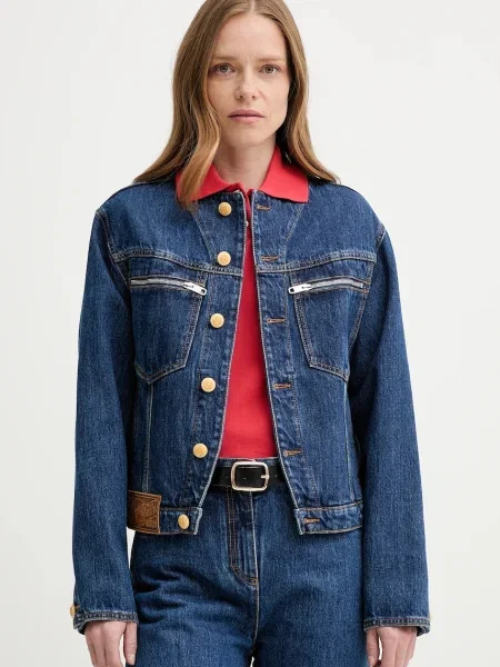 Bally geacă din denim de tranzitie albastru
