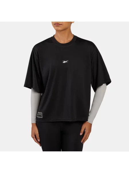 Reebok ID Basketball bluzka z siateczkiunisex Black Size: czarna