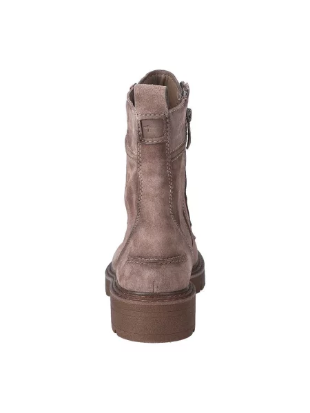 Buty do kostki Tamaris skórzane brązowe