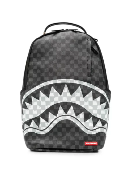 Rucsac Sprayground în carouri gri