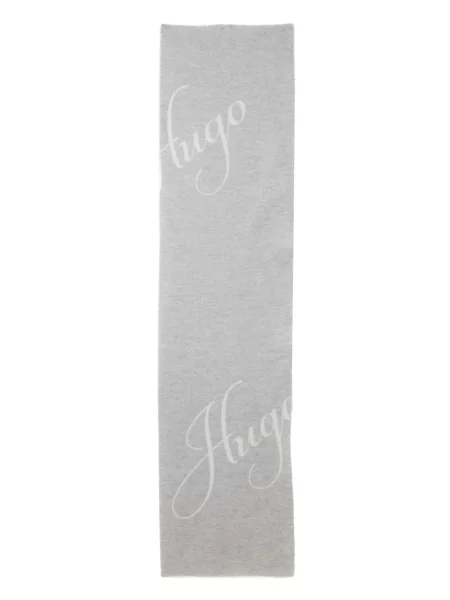 HUGO Fular Byanca / alb gri