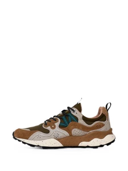 Sneakerși Flower Mountain cu model floral verde