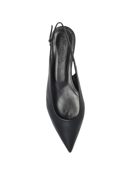 Pantofi cu toc Aeyde fără toc negru