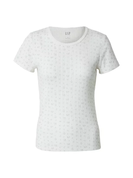 GAP Tricou verde pastel / mov pastel alb