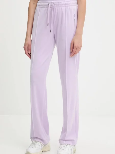 Juicy Couture spodnie dresowe fioletowe