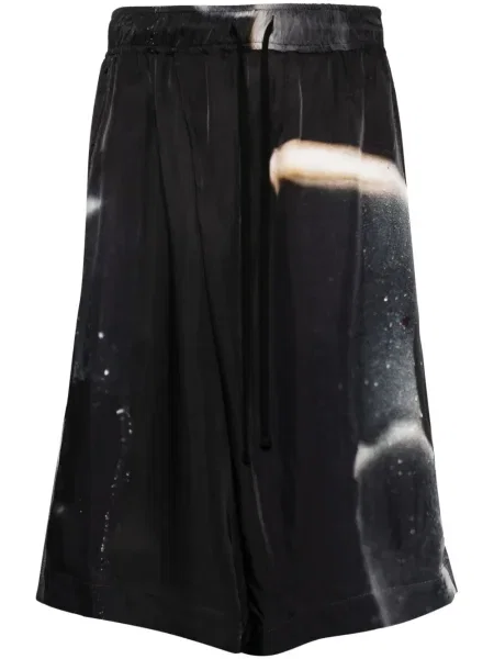 Bermudy Julius s potiskem černé