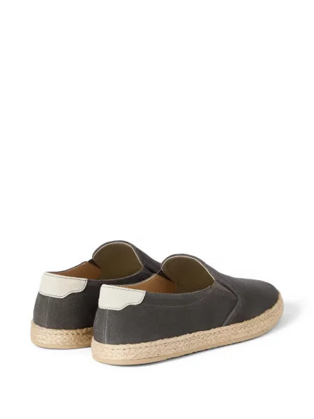 Κιλότα Brunello Cucinelli σουέτ slip-on γκρι
