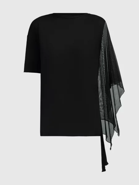 Асиметрична футболка Masnada чорна