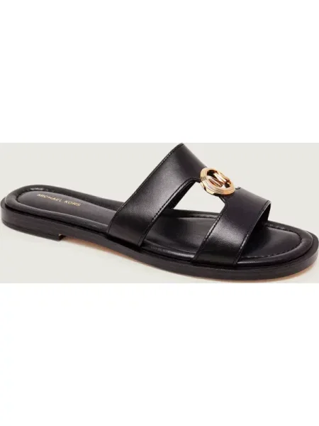 Michael Kors De piele șlapi ERIN negru