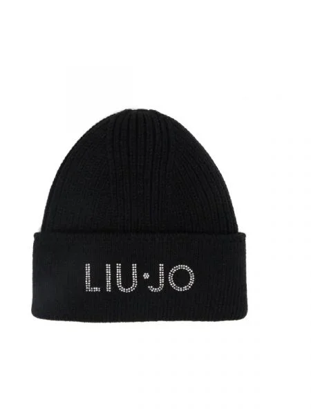 Liu Jo Căciulă cu adaos de lână negru