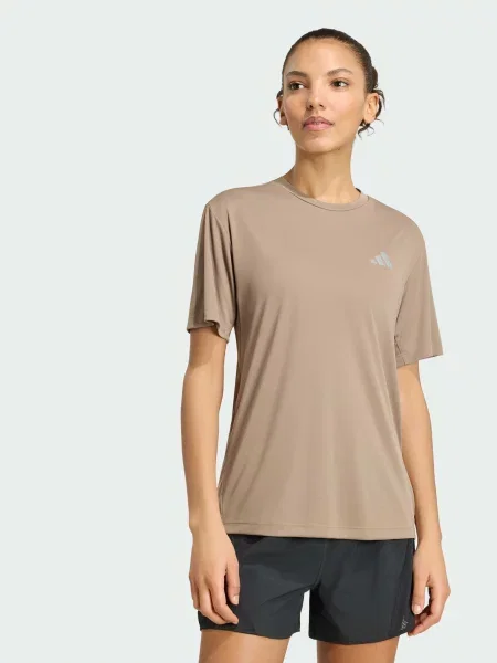 Спортивна футболка adidas перероблений бежевий