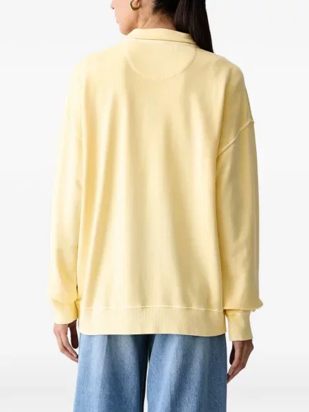 Pulover Gant cu broderie galben