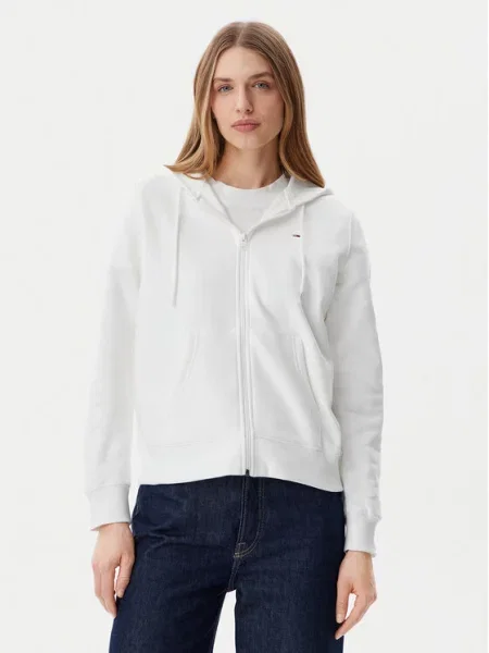 Tommy Jeans Džemperis Flag balta