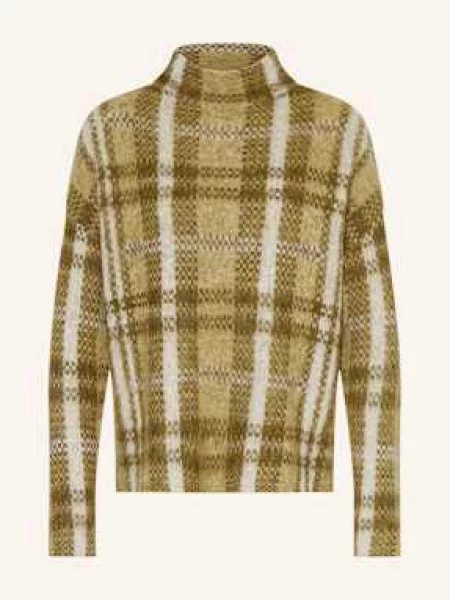 Darling Harbour Pletený Kardigan S Alpakou olive/offwhite khaki
