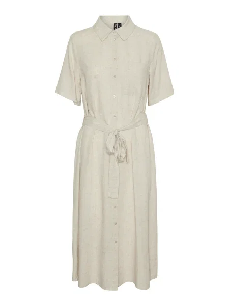 PIECES Rochie tip bluză PCPIA crem