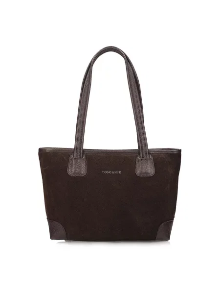Замшевая сумка Toscanio коричневая