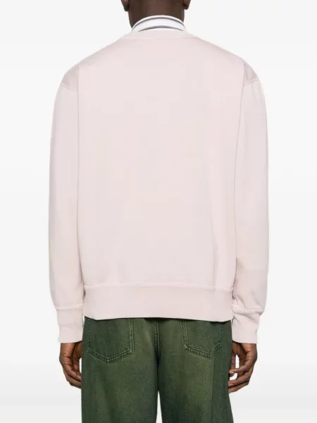 Hanorac crewneck Isabel Marant cu broderie roz