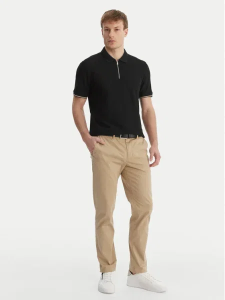 BOSS Tricou polo C-Pei 04 negru