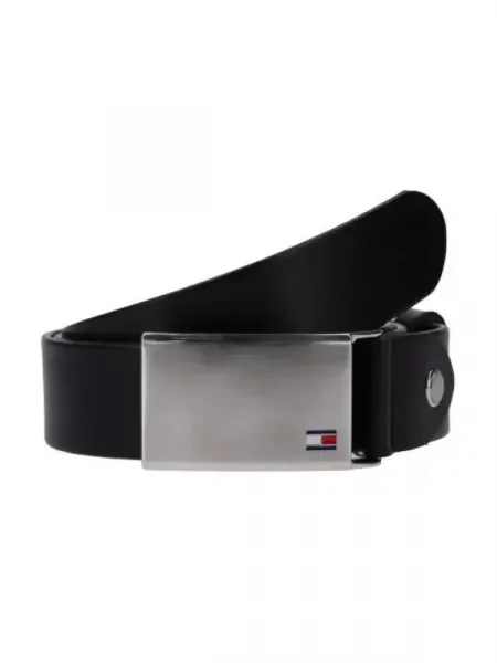 Tommy Hilfiger De piele th plaque negru