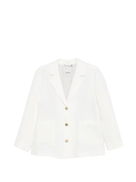 Geacă 's Max Mara de in alb