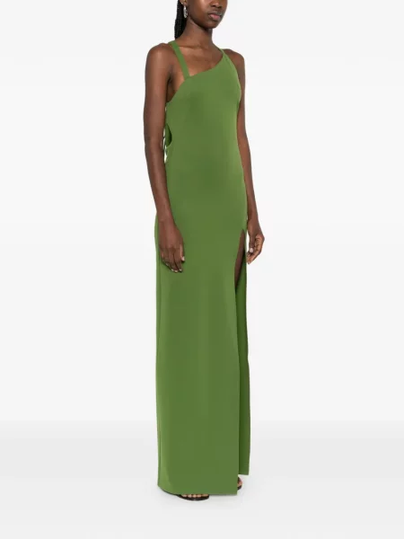 Rochie maxi The Attico de costum verde