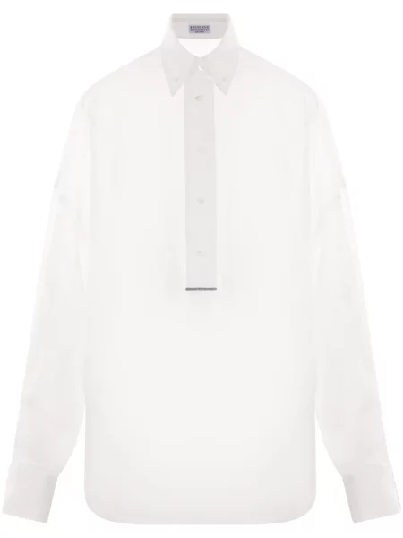 Bluzka Brunello Cucinelli biała
