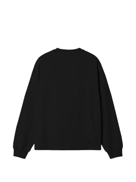 Тениска Carhartt Wip със сърца черно