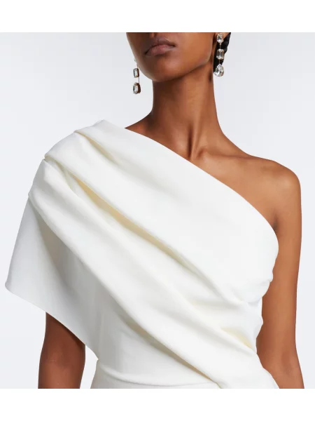 Rochie Safiyaa asimetrică alb