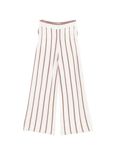 Spodnie Bompard w paski białe