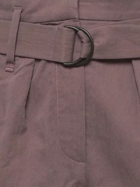 Cu centură pantaloni Brunello Cucinelli violet