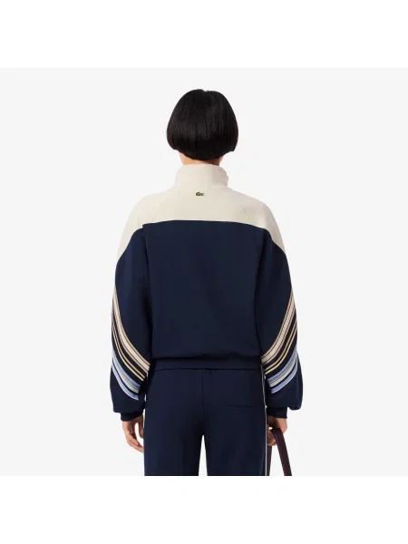 Lacoste Rozpinana Bluza Made In France granatowa