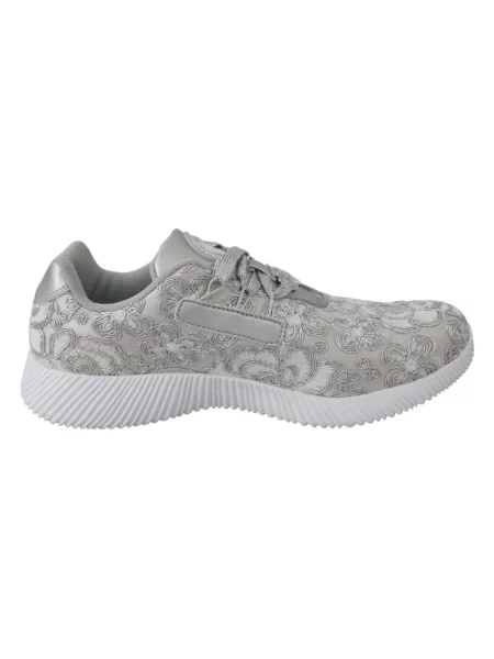 Sneakersy Plein Sport w kwiatki szare