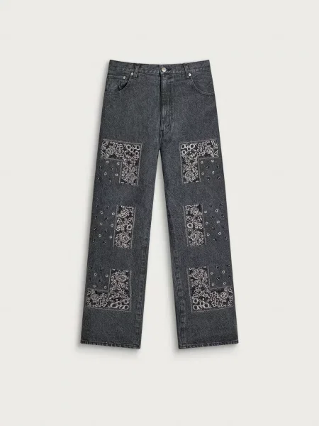 Jeansy Nomarhythm Textile czarne